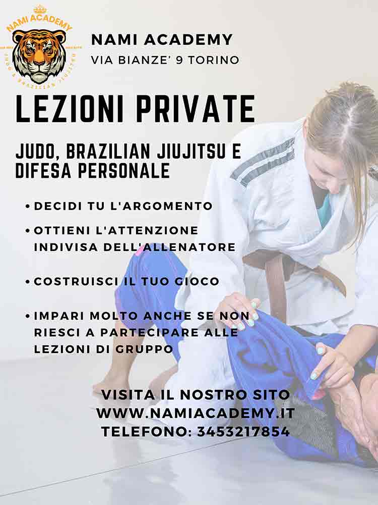 Lezioni private Brazilian Jiujitsu Judo Grappling Difesa personale